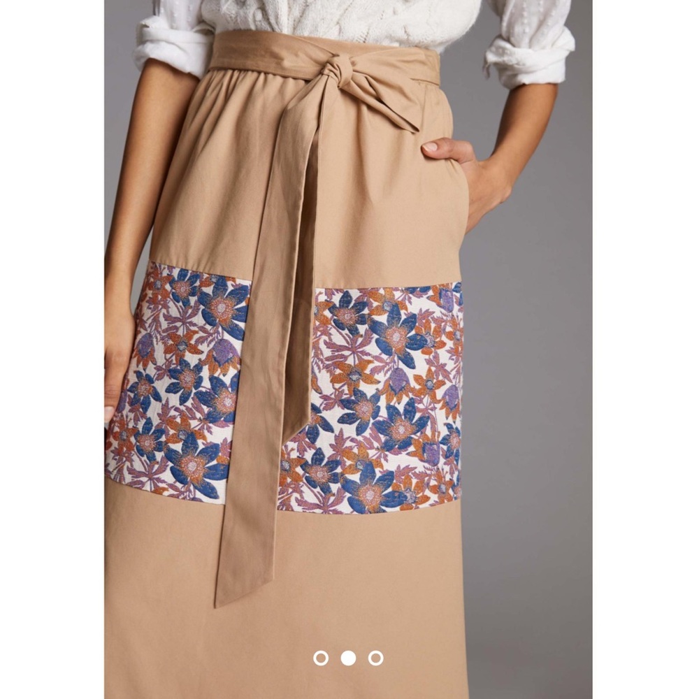 Anthropologie About Sachin & Babi Jacquard Tiered Maxi Skirt ANTHRO NWT NEW - Picture 4 of 6